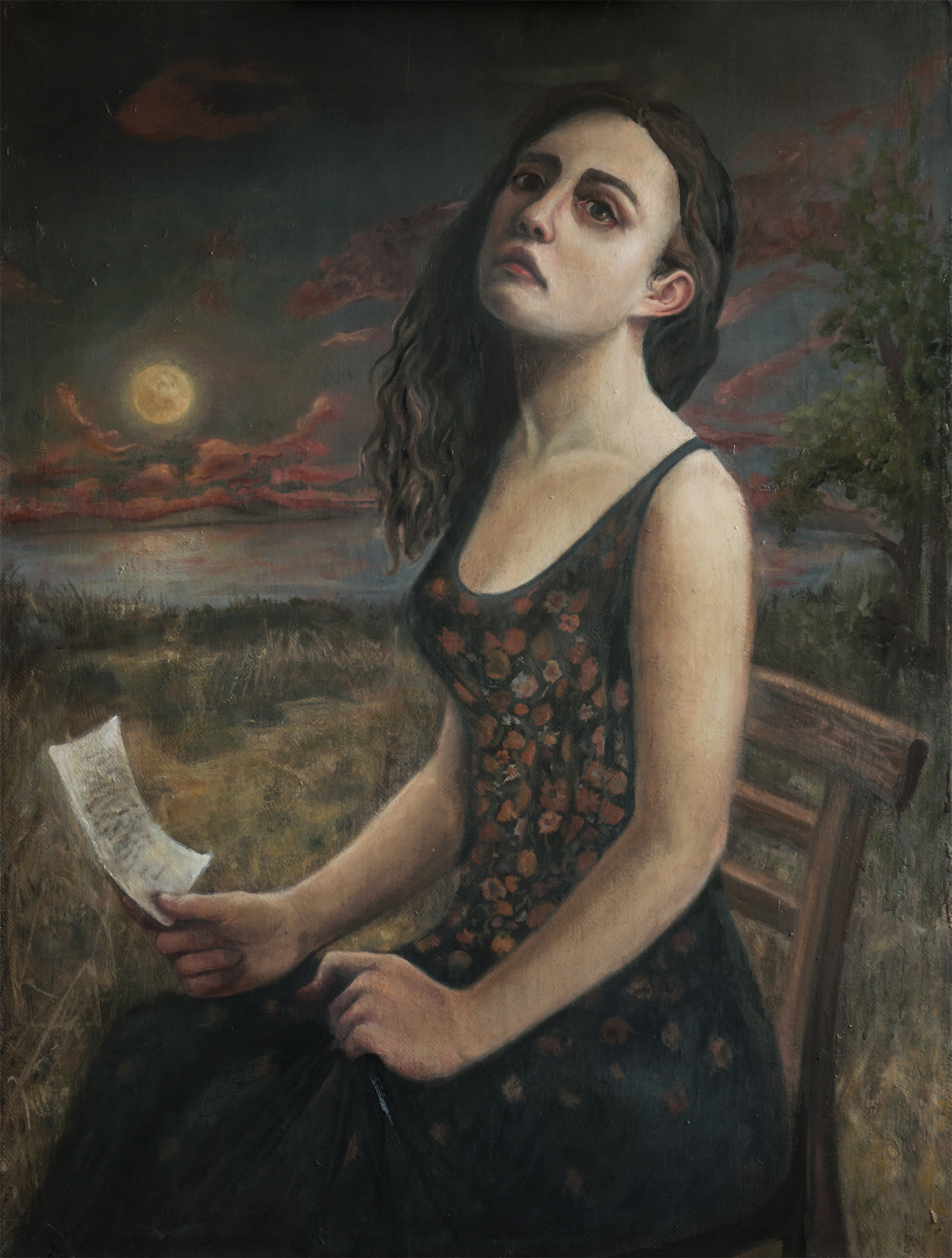 Girl by a Pond II